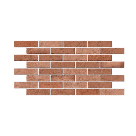 Декоративная панель ПВХ кирпич 485х960 Терракот