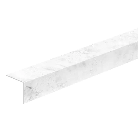 Угол декор. 20х20х2700 мм мрамор белый
