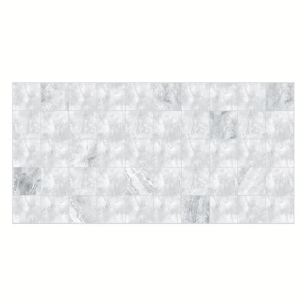 Декоративная панель ПВХ каф. плитка 485х960 Мрамор снежный