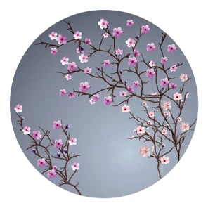 Сервировочная салфетка круглая 36 см Сакура