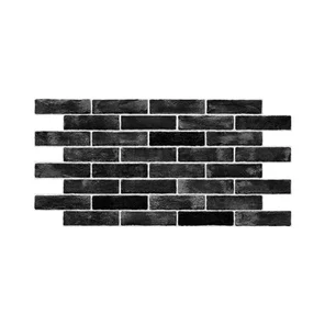 Декоративная панель ПВХ кирпич 485х960 Шерл