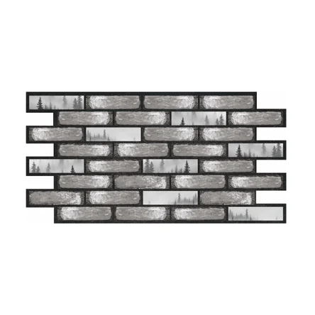 Декоративная панель ПВХ кирпич 485х960 Озаретта