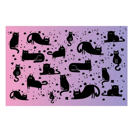 Сервировочная салфетка 28х43 см Кошки