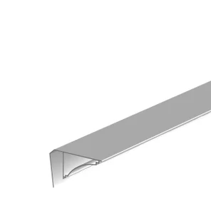 Профиль плинтус потолочный 10 мм 3000 мм серый